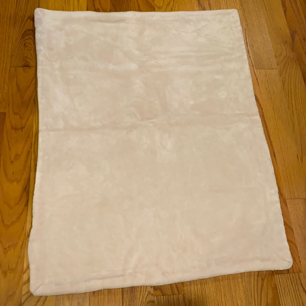Light pink baby blanket